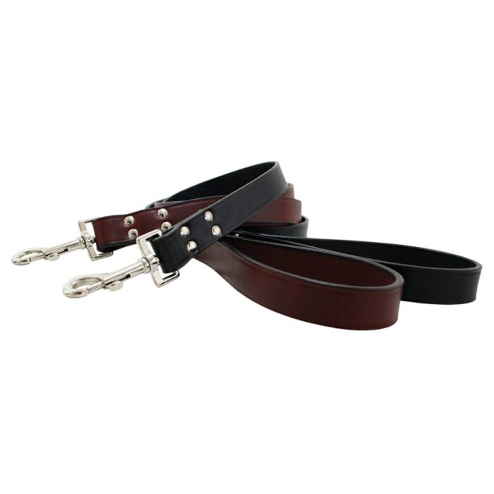 Extra-Heavy Town Leather Dog Leash