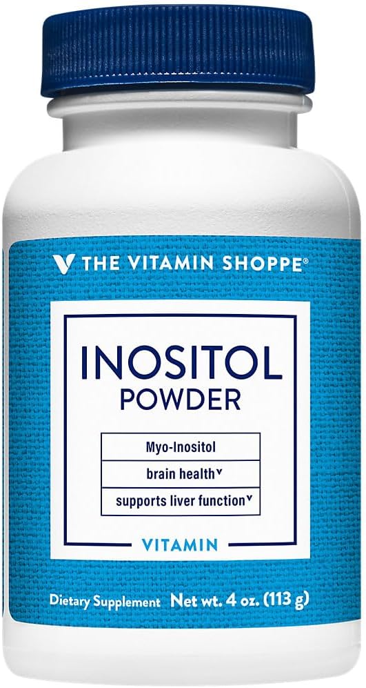 The Vitamin Shoppe Amazon.com: The Vitamin Shoppe Inositol Powder - Brain Health & Mood Support | Pure Myo-Inositol | 8 oz 269 Servings | Unflavored Vegan