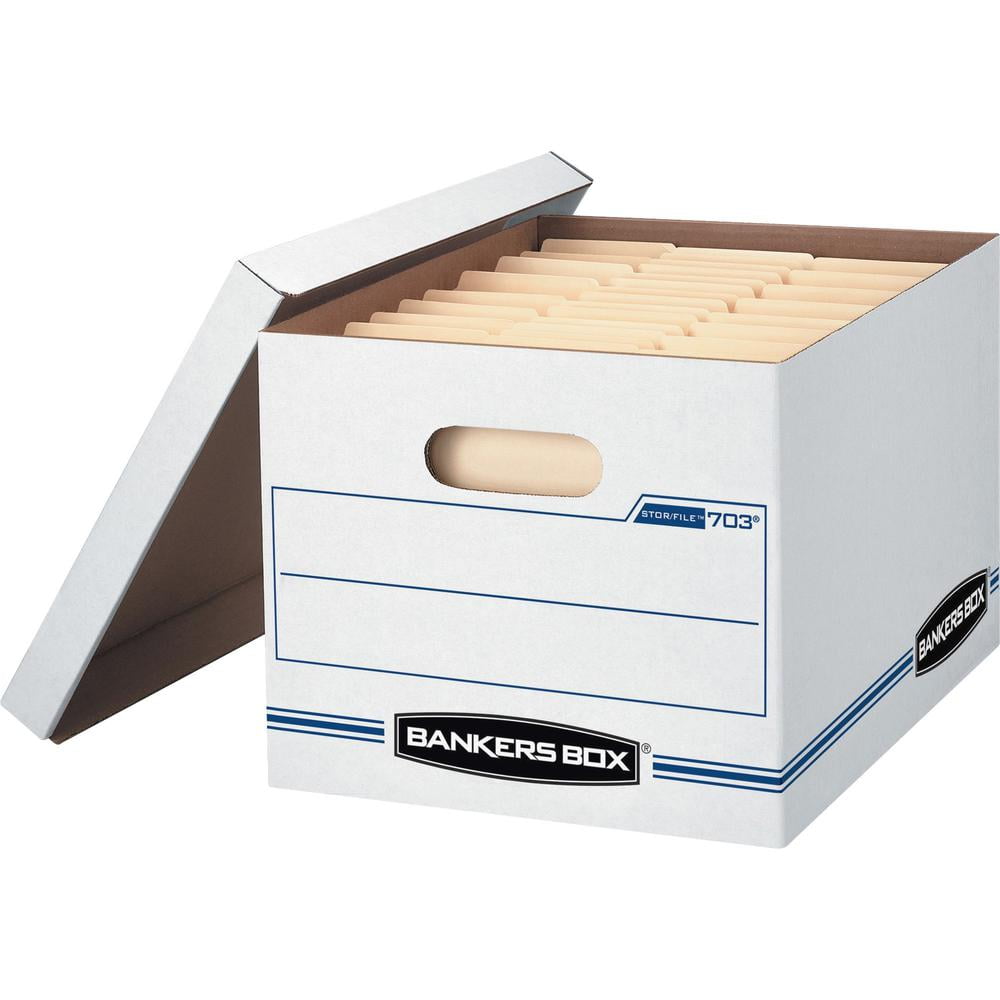 Bankers Box STOR/FILE Basic Duty Storage Boxes, Letter/Legal, 12-Pack