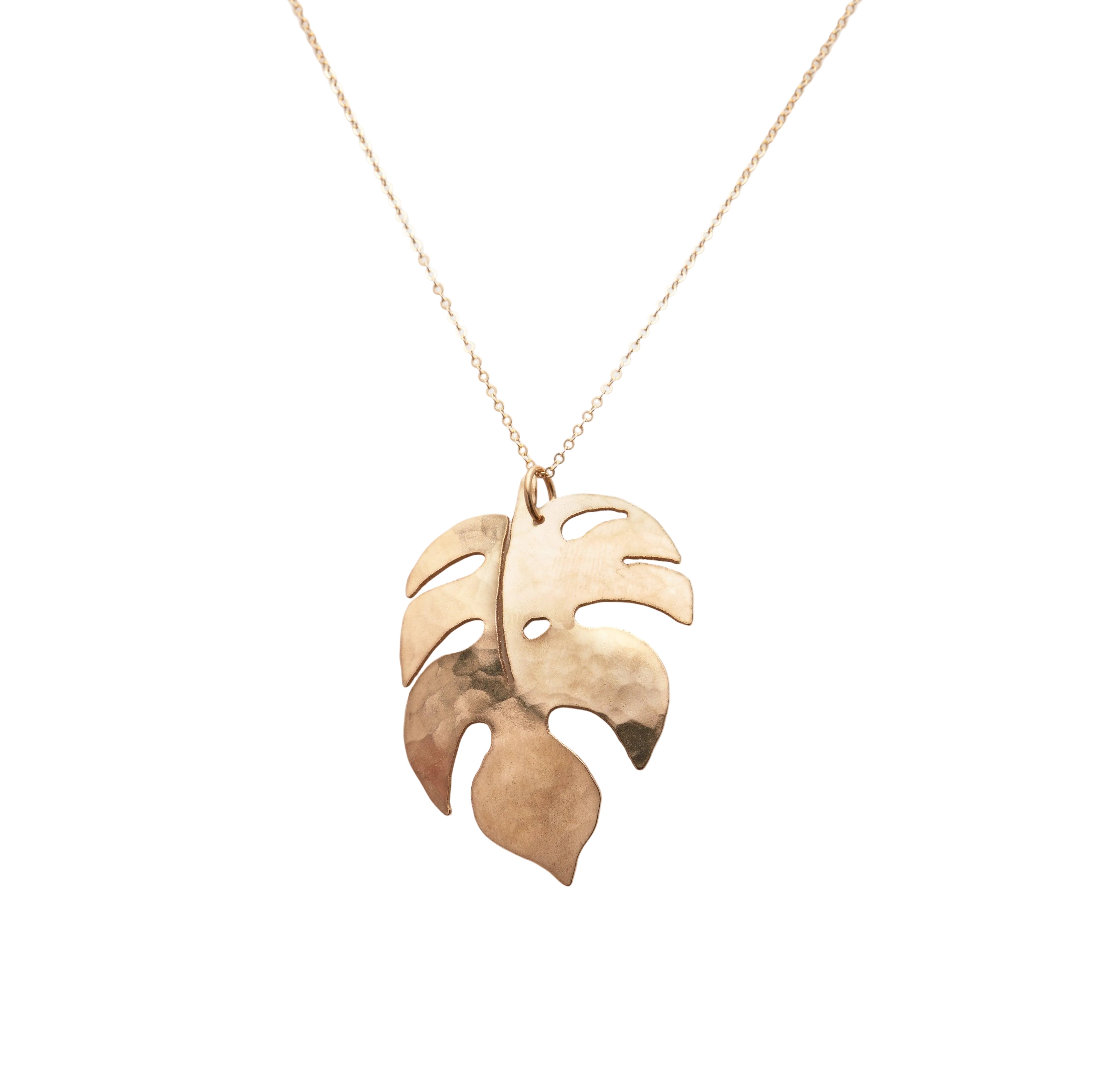 Monstera Leaf Charm
