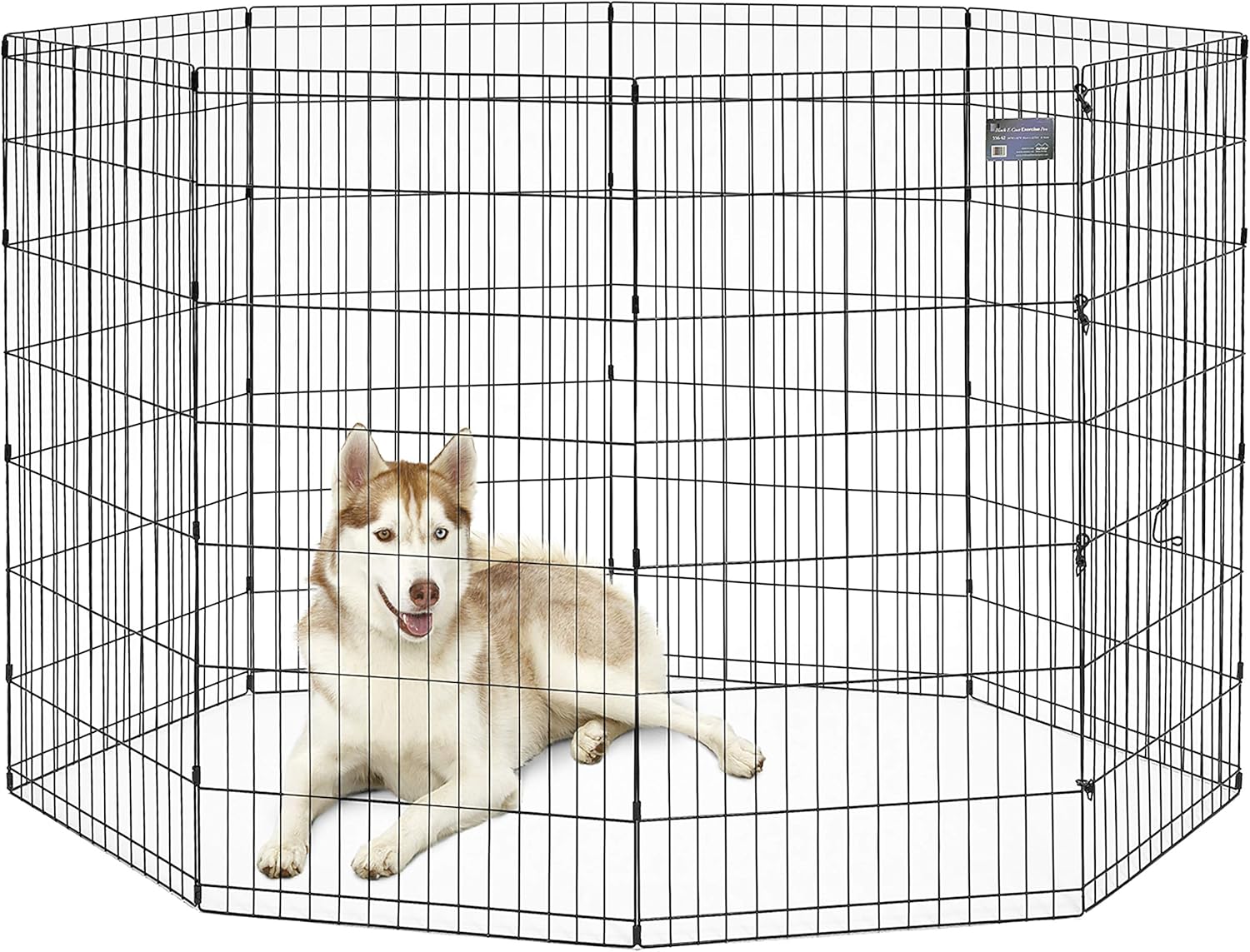 Folding Metal Dog Exercise Pen, 48-Inch, No Door
