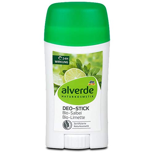 Alverde Deodorant Stick Sage Lime, 50 ml (pack of 2)