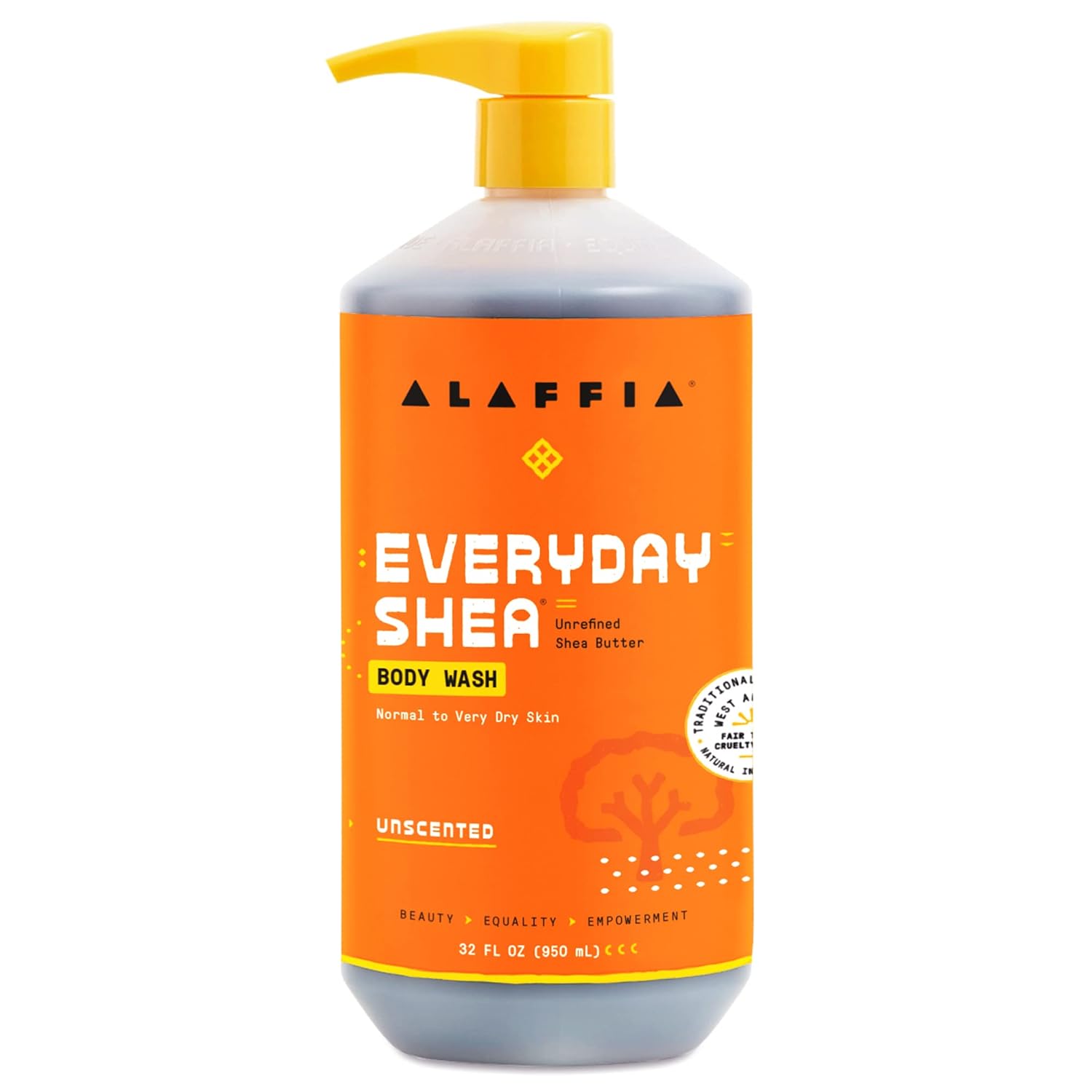 EveryDay Shea Body Wash, Unscented 32 fl oz