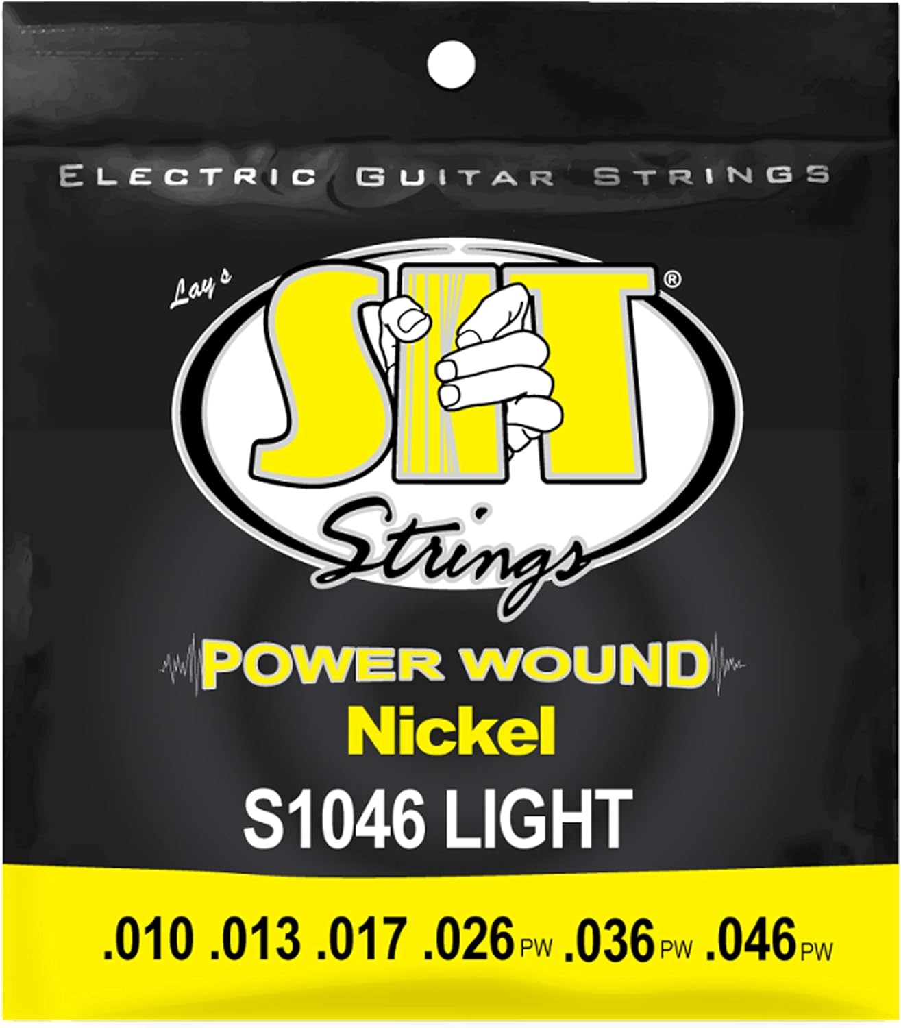 Power Wound Nickel Electric Guitar Strings Light 10-46 (S1046)