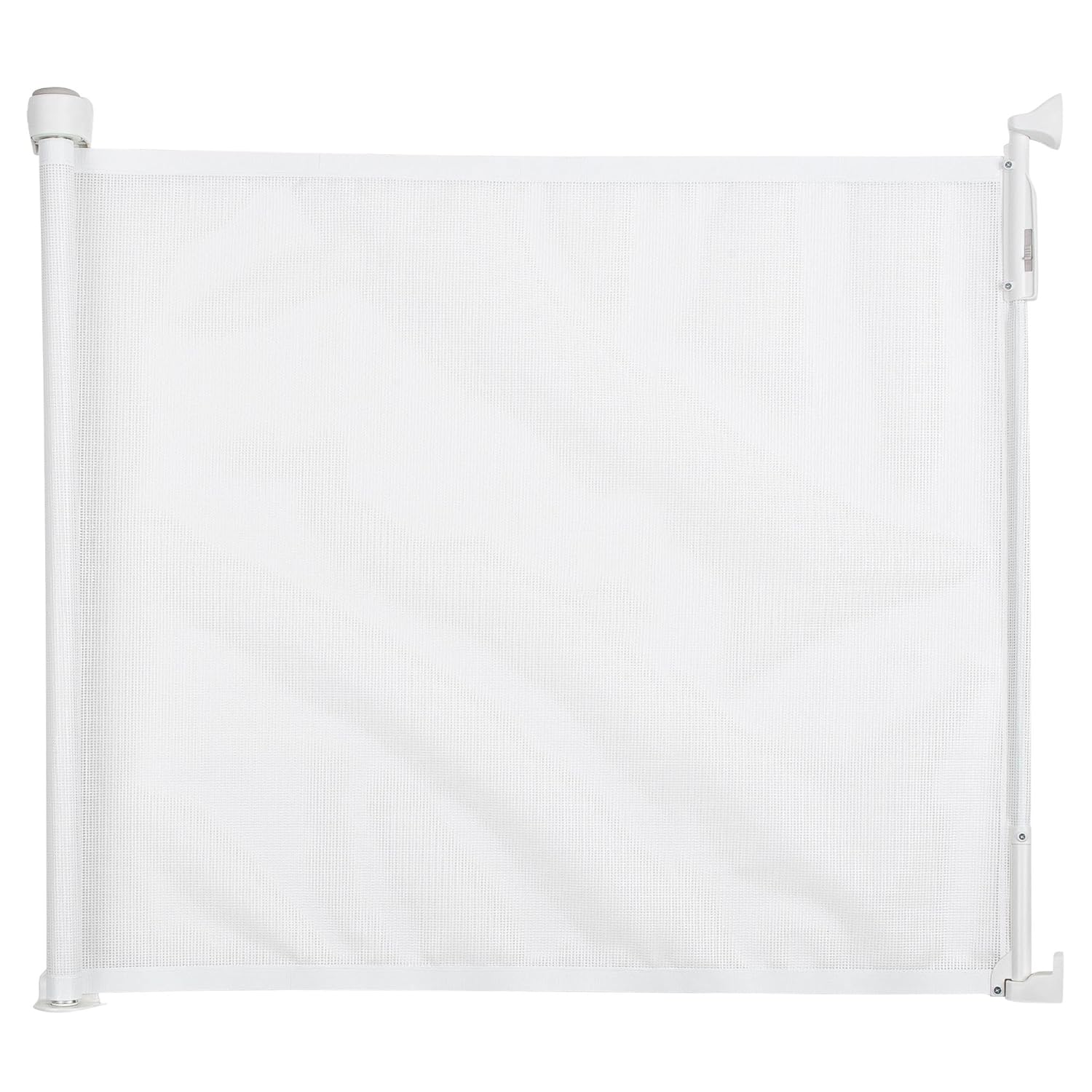 Cardinal Gates RETG Retractable Baby Gate - Mesh Retractable Dog Gate - Extends Up to 55 Inches Wide - 36 Inches Tall - White