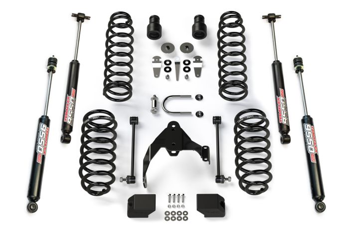 JK 4-Door 2.5" Coil Spring Base Lift Kit with 9550 VSS Shocks