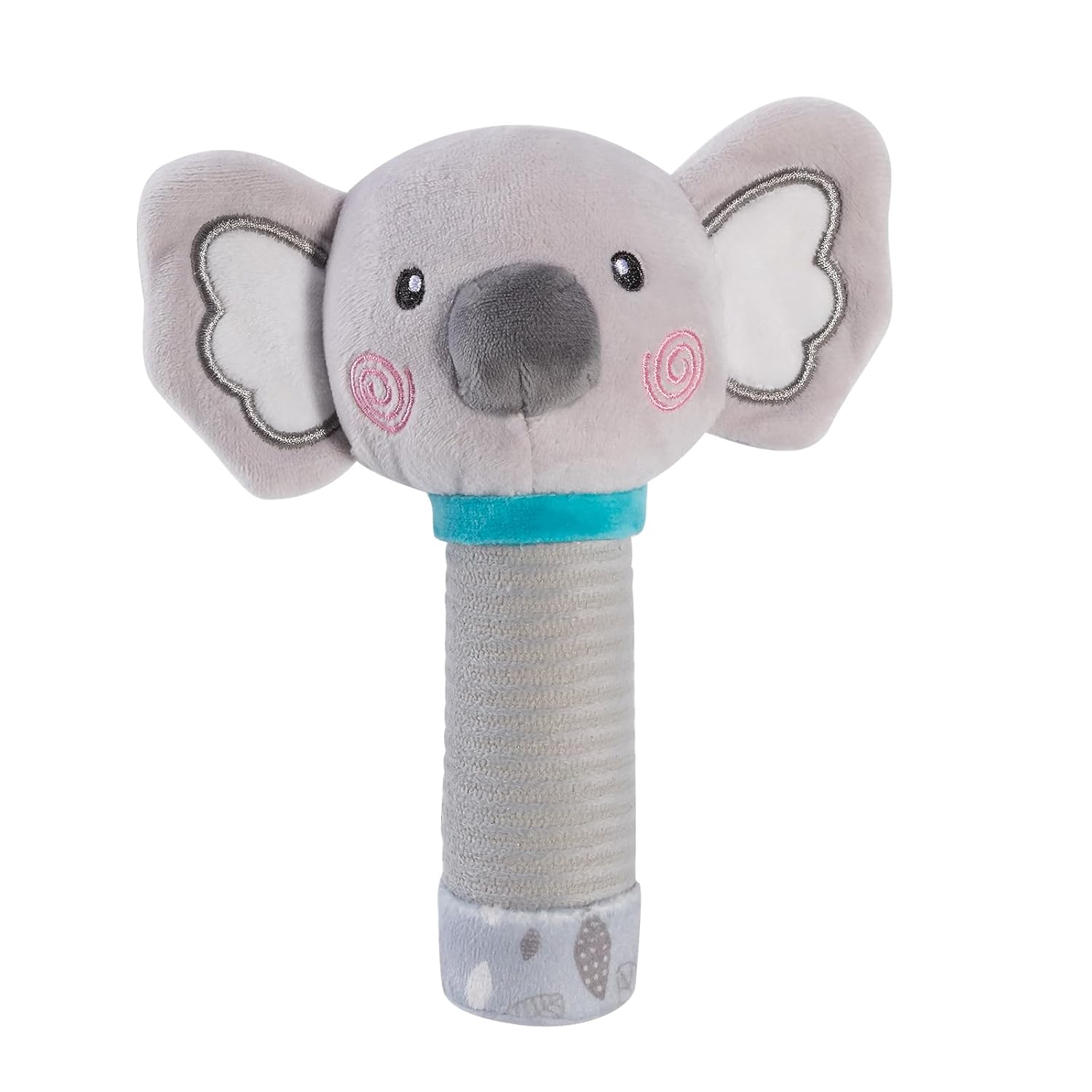 Generic Grey Koala Baby Rattle with Sound Generator