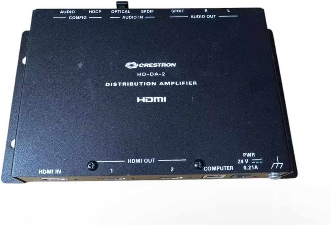 HD-DA-2 1-to-2 HDMI Distribution Amplifier & Audio Converter