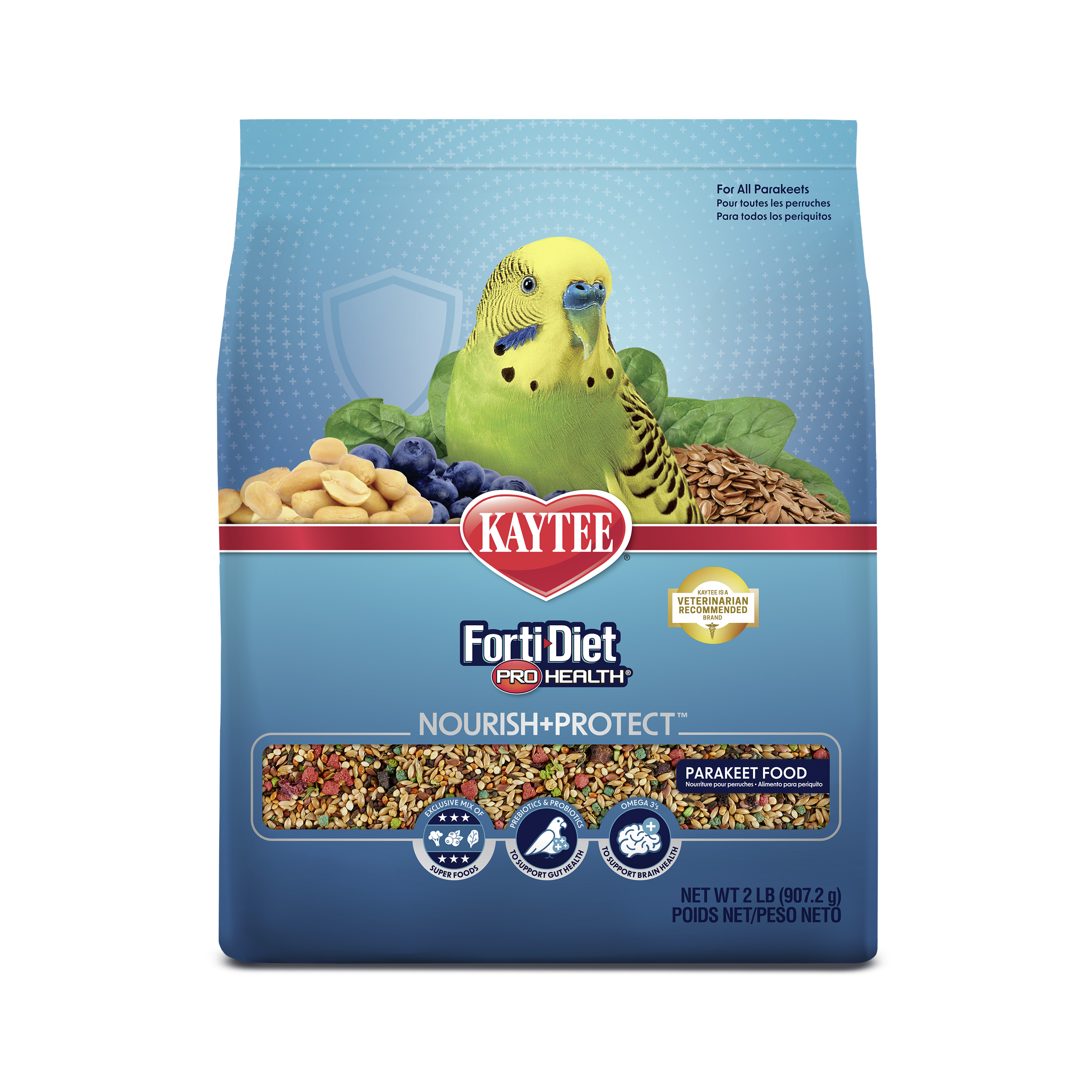 Forti-Diet Pro Health Nourish+Protect Parakeet Food