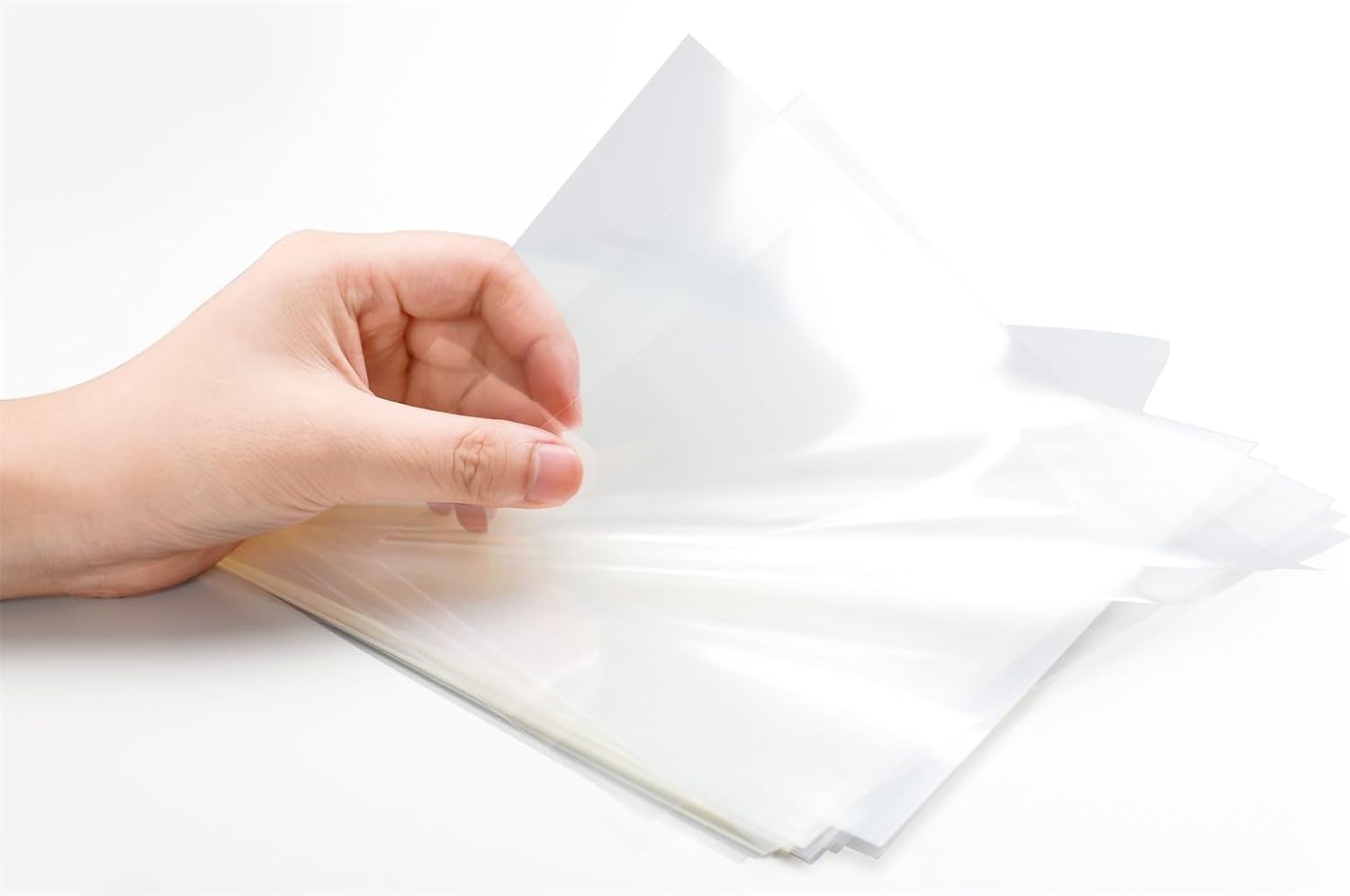 ZUIUINAO 50 Sheets Laser Transparency Film 8.5x11 Color Transparent Paper
