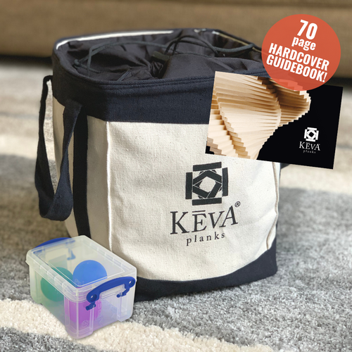 KEVA Maple Canvas Tote — 200 Planks