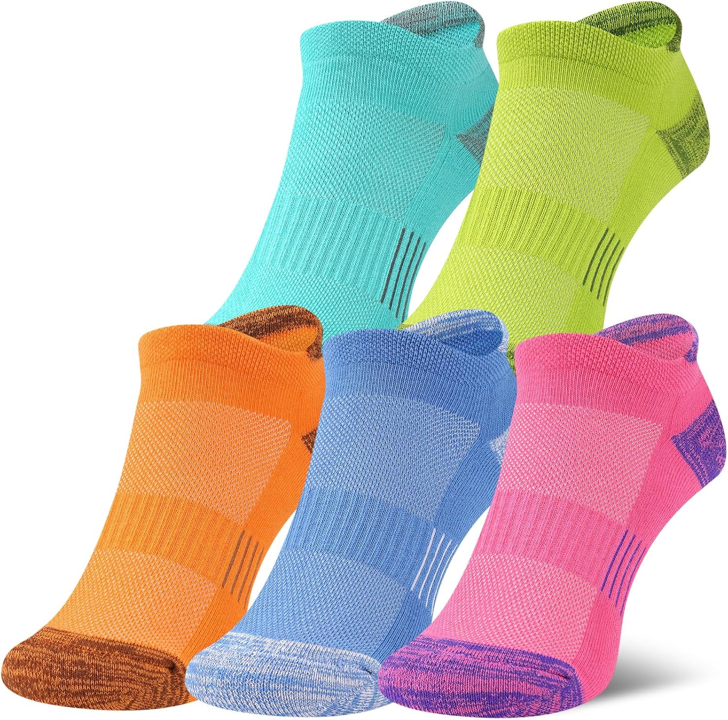 THATISHE Women Ankle Socks Cushioned Running Athletic Low Cut Gift Socks for Hiking, Sport, Gym, Workout