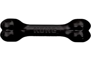 KONG Extreme Goodie Bone Medium Black Rubber Dog Chew