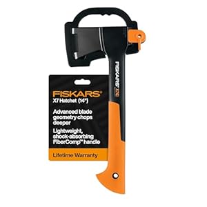 Fiskars X7 Small 14" Hatchet Axe with Sheath