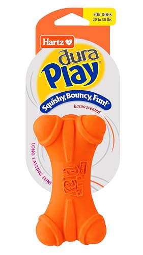 Hartz Dura Play Soft Dog Bone Toy, Medium