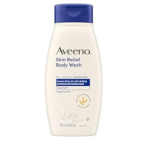 Aveeno Skin Relief Body Wash Fragrance-Free with Triple Oat Complex, 18 fl oz