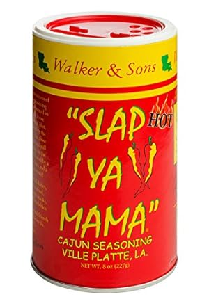 Slap Ya Mama Cajun Seasoning from Louisiana, Hot Blend, 8 oz