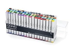 Copic Sketch Alcohol Markers, 72-Piece Set B