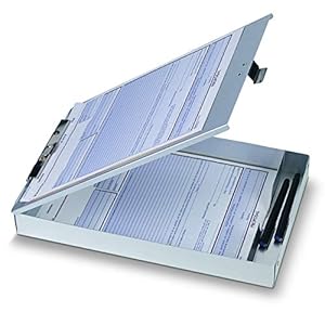 Officemate Aluminum Forms Storage Clipboard (83200)