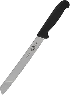 Victorinox Swiss Army 8" Serrated Bread Knife, Fibrox Handle