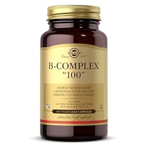 Solgar B-Complex 100, 100 Vegetable Capsules