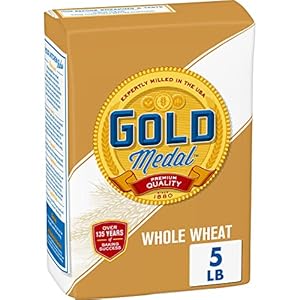 Gold Medal Premium Quality All Natural Whole Wheat Flour, 5 lb