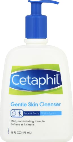Cetaphil Gentle Skin Cleanser, All Skin Types, 16 Fl Oz