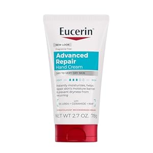 Eucerin Advanced Repair Hand Creme, Unscented, 2.7 oz