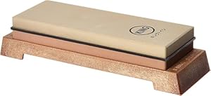KING KW65 1000/6000 Grit Combination Whetstone with Plastic Base