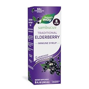 Nature's Way Sambucus Elderberry Traditional Immune Syrup, 8 Fl Oz