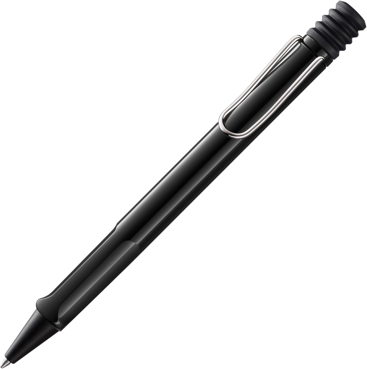 Lamy Safari Ballpoint Pen, Medium Point, Black Barrel and Refill