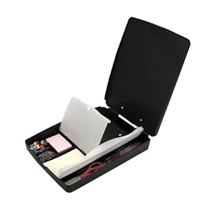 Officemate OIC Extra Storage/Supply Clipboard Box (83333)