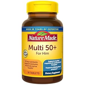 Nature Made Multivitamin for Men Over 50, 90 Tablets