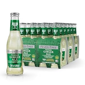 Fever-Tree Premium Ginger Ale, No Artificial Sweeteners, Flavourings or Preservatives, 6.8 Fl Oz (Pack of 24)