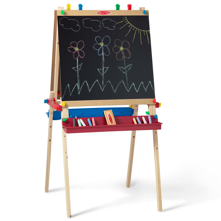 Melissa & Doug Deluxe Wooden Art Easel for Kids