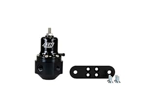 AEM 25-302BK Black High Volume Adjustable Fuel Pressure Regulator
