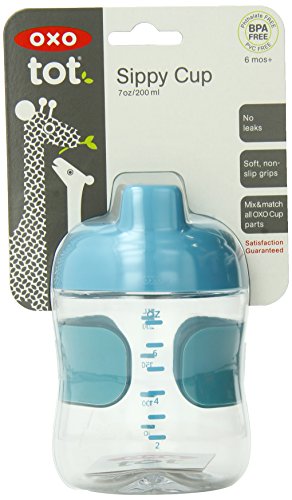 OXO Tot Sippy Cup with Leakproof Valve, 7 oz