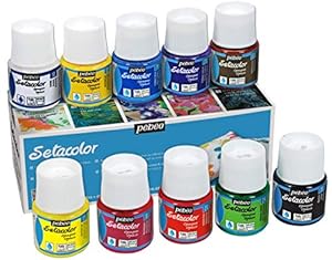 Pebeo Setacolor Discovery Fabric Paint Set, 10-Pack