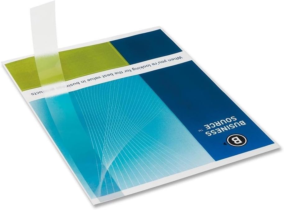 Business Source Self-Adhesive Reinforcing Strips, Box of 200