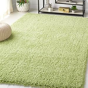 SAFAVIEH Classic Shag Collection SG240B Accent Rug 3'x5', Lime