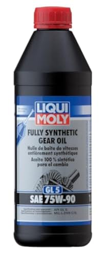 LIQUI MOLY 75W-90 Fully Synthetic Gear Oil, 1 Liter
