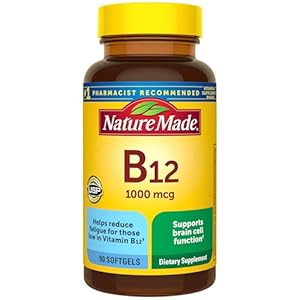 Nature Made Vitamin B12 1000 mcg, 90 Softgels
