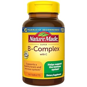 Nature Made Super B Complex with Vitamin C & Folic Acid — 140 Tablets