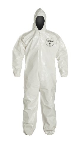 DuPont Tychem 4000 Disposable Chemical Resistant Coverall with Hood