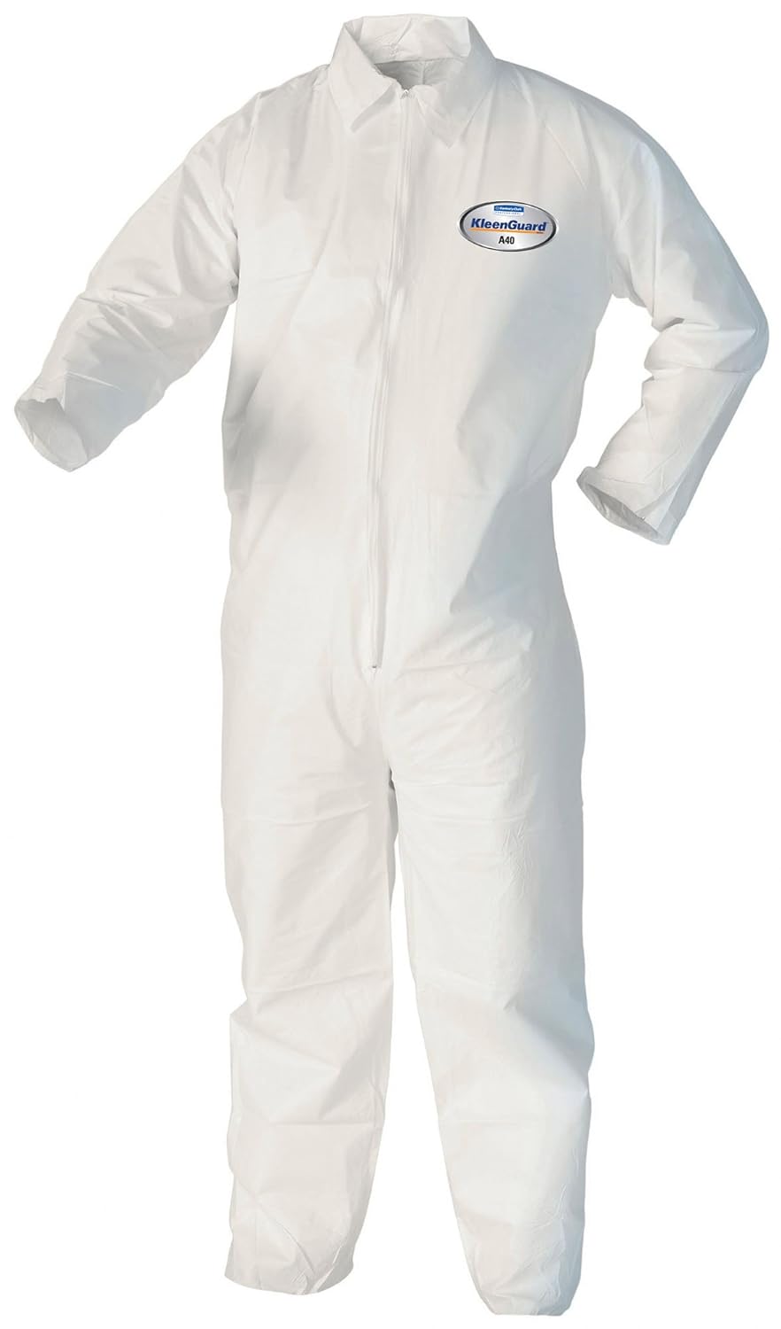 Kimberly-Clark KleenGuard A40 Liquid/Particle Protection Coverall, Case of 25