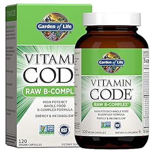 Garden of Life Vitamin B Complex, 120 Vegan Capsules