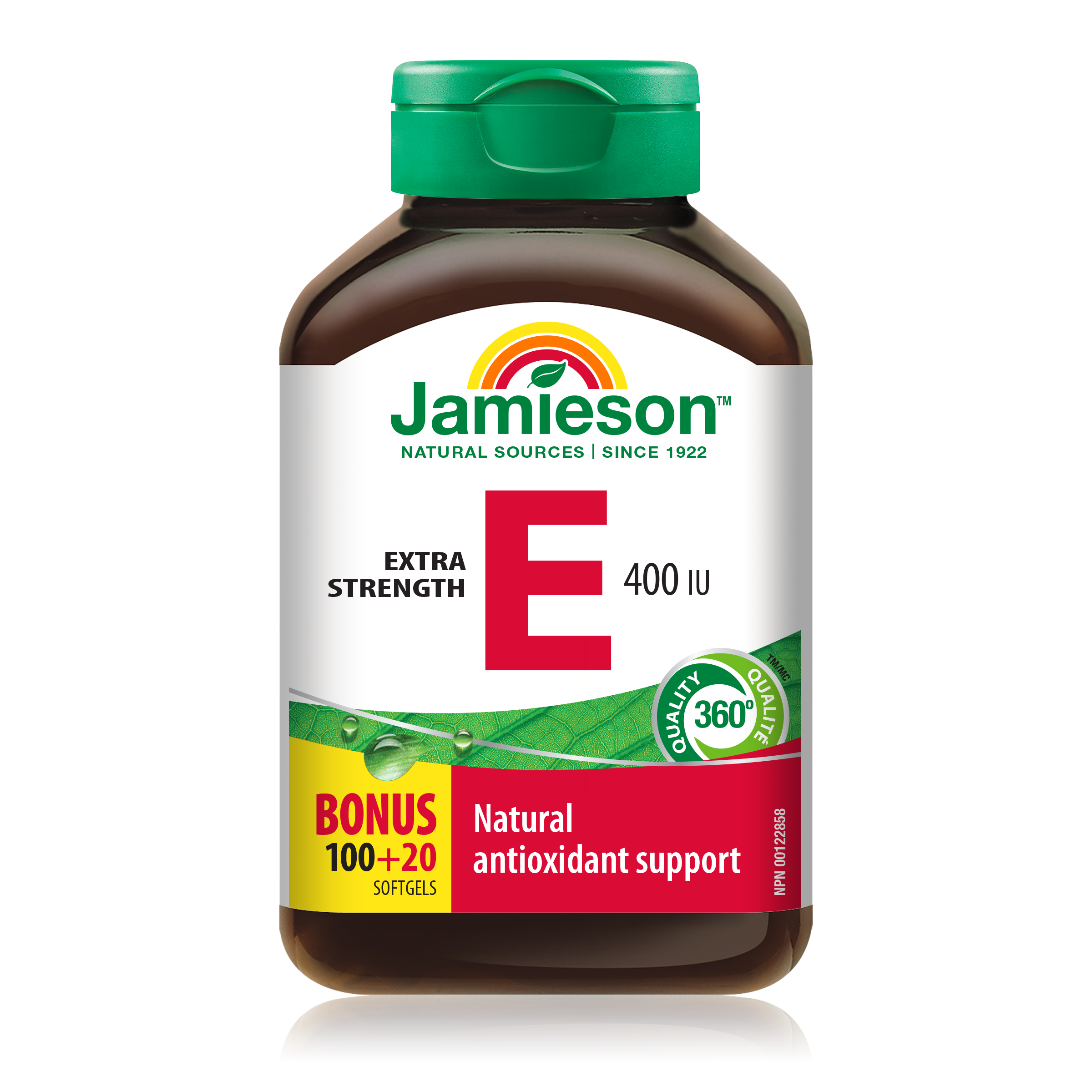 Jamieson Vitamin E 400 IU, 120 Softgels