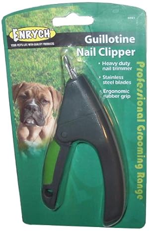 Enrych Guillotine Pet Nail Clipper, Green