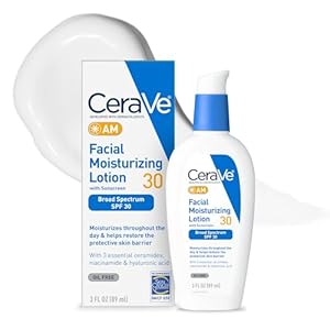 CeraVe AM Facial Moisturizing Lotion with SPF 30, 3 oz