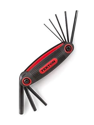 TEKTON 25142 Folding Hex Key Wrench Set, 8-Piece Metric
